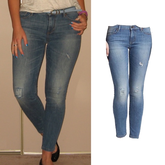 Light washed distressed skinny jeans - Picture 5 of 5